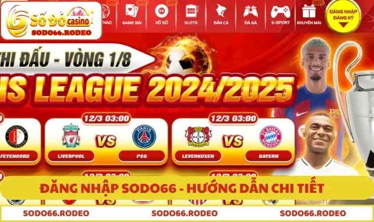 Đăng nhập SODO66